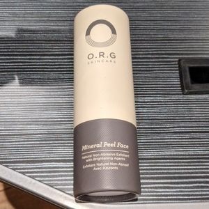 O.R.G. mineral face peel